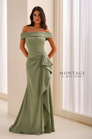 M3212 Montage Mother of Bride Sage Green Dress