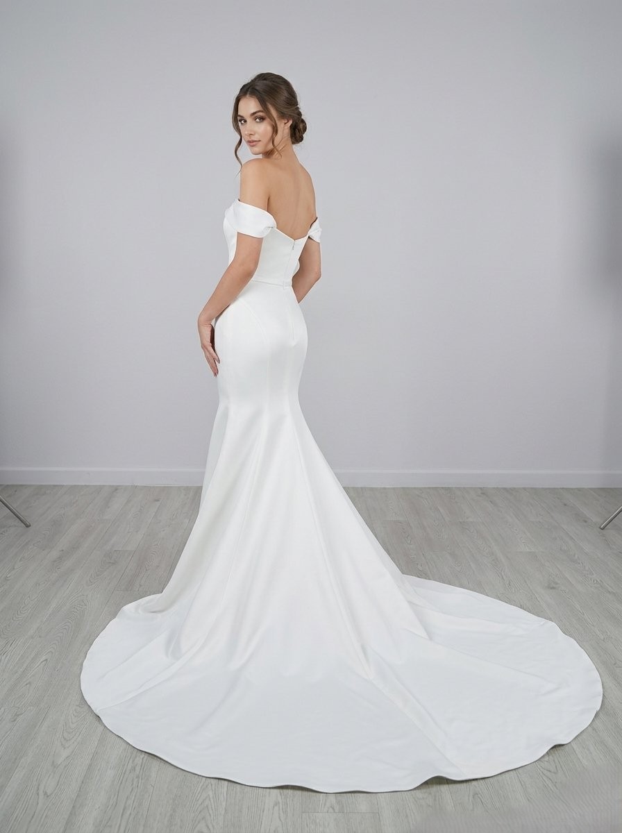 Jilliam wedding dress from KC Couture Collection back view
