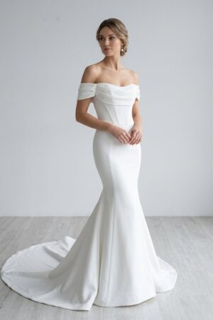 Jillian wedding dress from KC Couture Collection front view