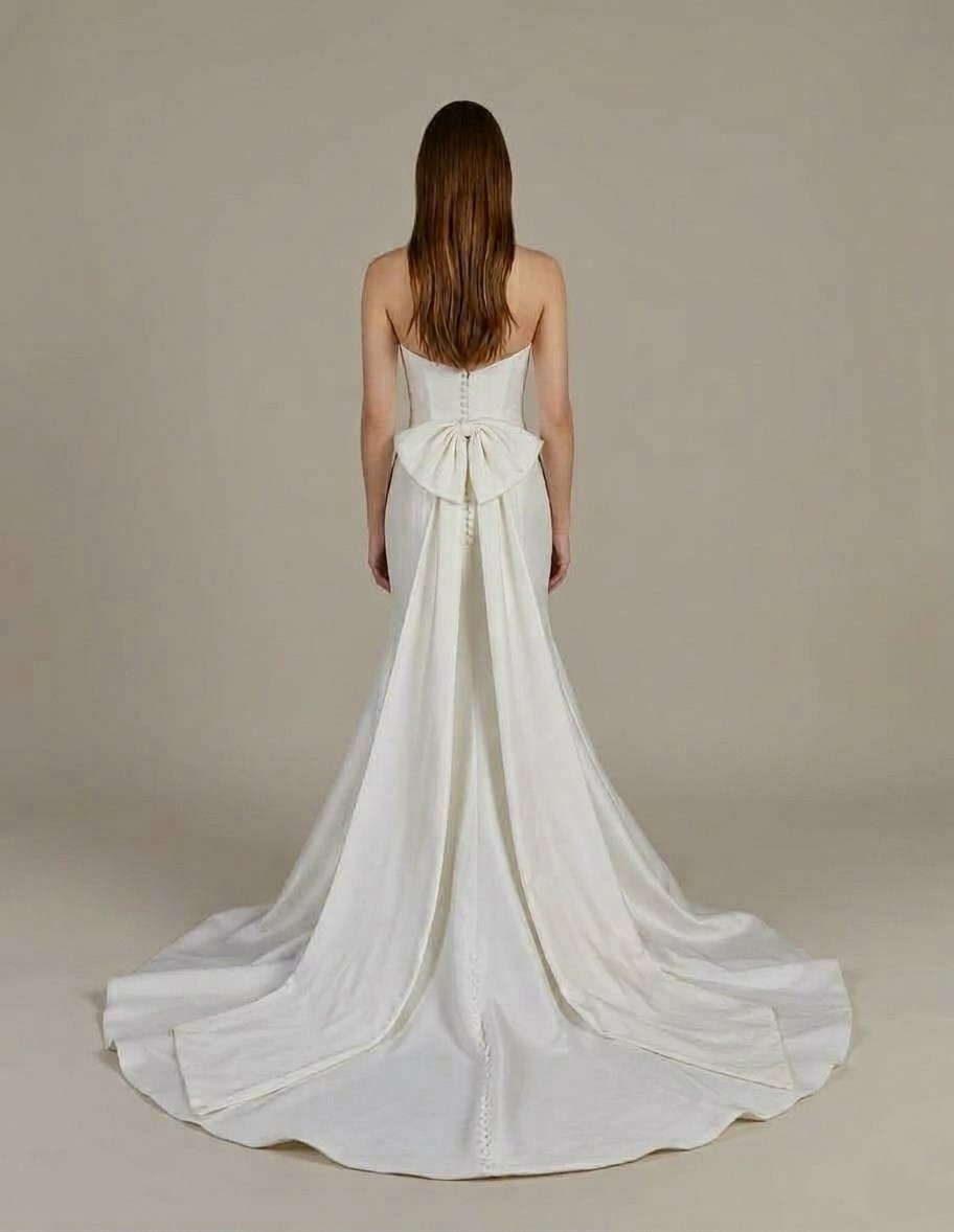 Valerie wedding dress from KC Couture Collection back view