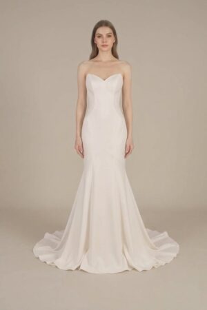 Valerie Matte Satin Wedding Dress from the KC Couture Collection