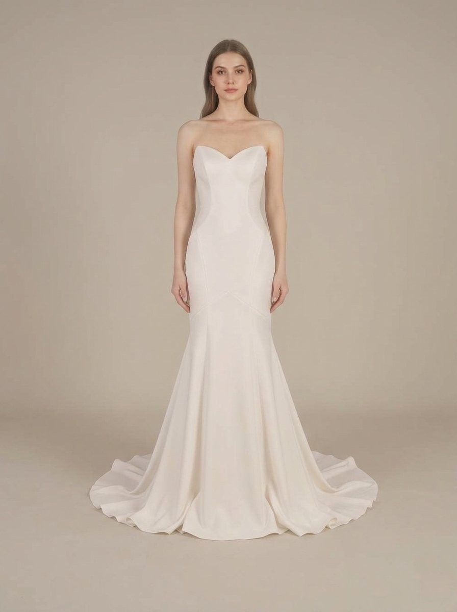 Valerie Matte Satin Wedding Dress from the KC Couture Collection